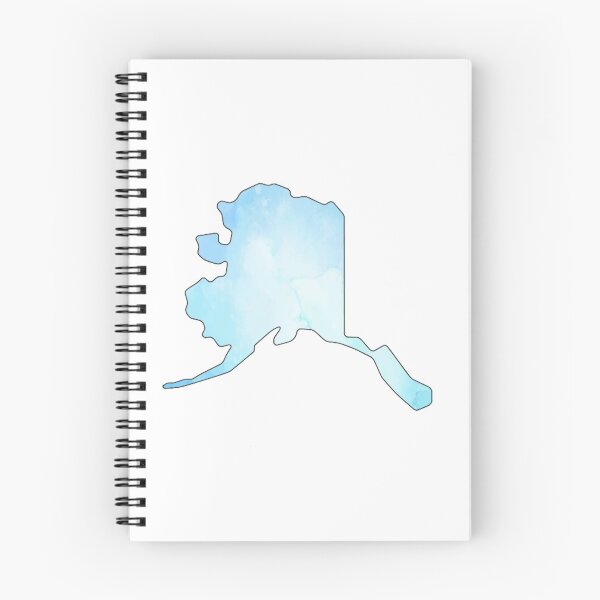 Item preview, Blue Watercolor Alaska Shape Graphic designed and sold by karinnem.