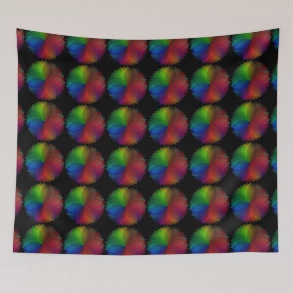 Item preview, colorful flower designed and sold by basitcv.