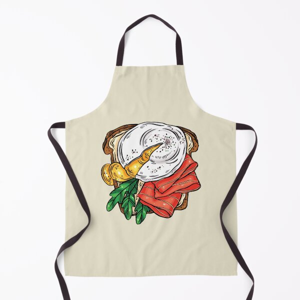 Item preview, Egg Benedict with Smoked Salmon on Toast designed and sold by Alicia Chee.