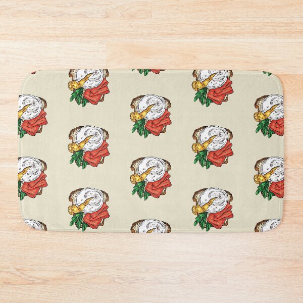 Item preview, Egg Benedict with Smoked Salmon on Toast designed and sold by Alicia Chee.