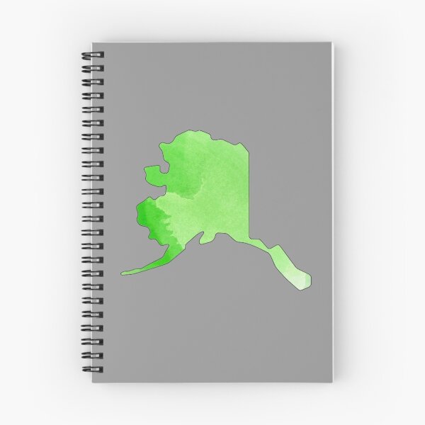 Item preview, Green Watercolor Alaska Shape Graphic designed and sold by karinnem.