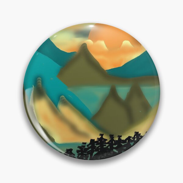 Item preview, Hilly scenery  designed and sold by nahidreba.