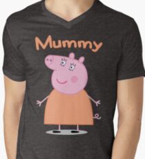 Mummy Pig Men's V-Neck T-Shirt