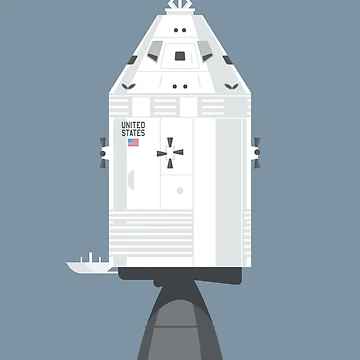 Artwork thumbnail, Apollo Command and Service Module - Slate by VoodooCircus