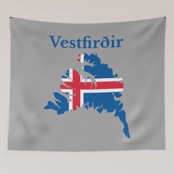 Item preview, Westfjords Region Map, Iceland designed and sold by marosharaf.
