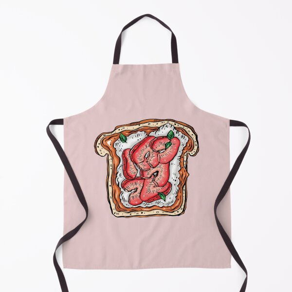 Item preview, Strawberries, Basil, Ricotta Cheese and Honey on Toast designed and sold by Alicia Chee.