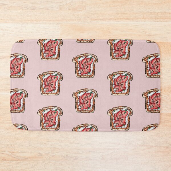 Item preview, Strawberries, Basil, Ricotta Cheese and Honey on Toast designed and sold by Alicia Chee.