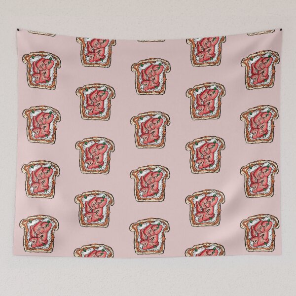 Item preview, Strawberries, Basil, Ricotta Cheese and Honey on Toast designed and sold by Alicia Chee.