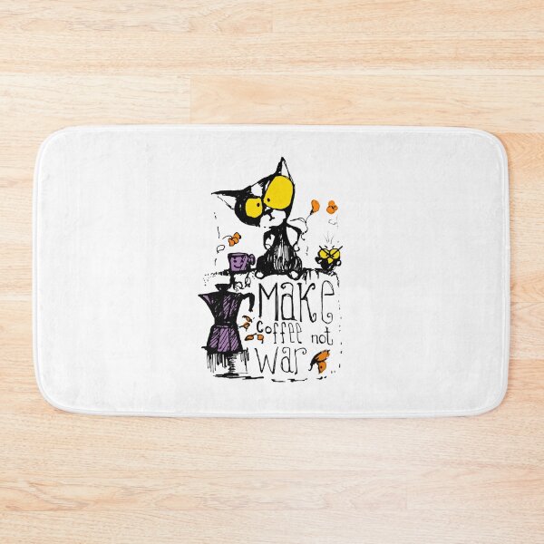 Item preview, Gato negro dice: haz café, no la guerra designed and sold by manuelunsui.