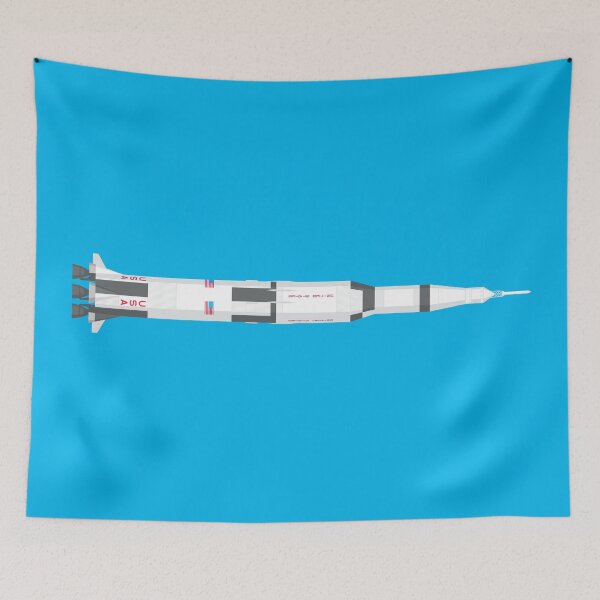Item preview, Apollo Saturn V Rocket - Cyan designed and sold by VoodooCircus.