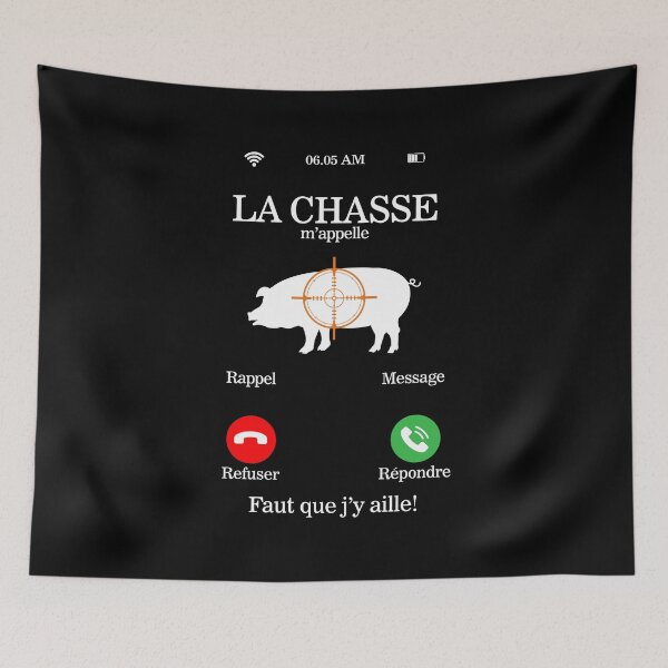 Item preview, Tee shirt chasse homme humour chasseur cadeaux sanglier m'appelle fête des pères designed and sold by Sifoustore.