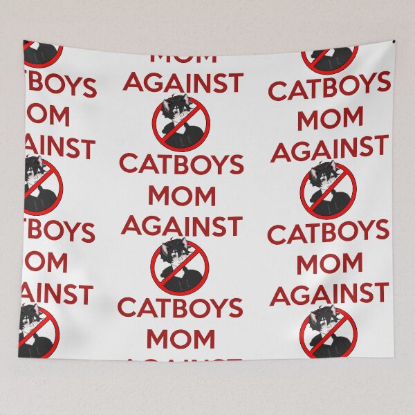 Item preview, mom against catboys designed and sold by wordswithfonts.