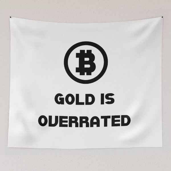 Item preview, Gold is overrated - Bitcoin - cyptocurrancy designed and sold by Moosman.