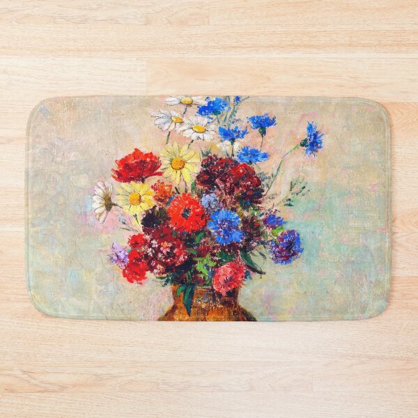Item preview, Flowers in a Vase by Odilon Redon, French, 1910 designed and sold by Shapes-Mania.