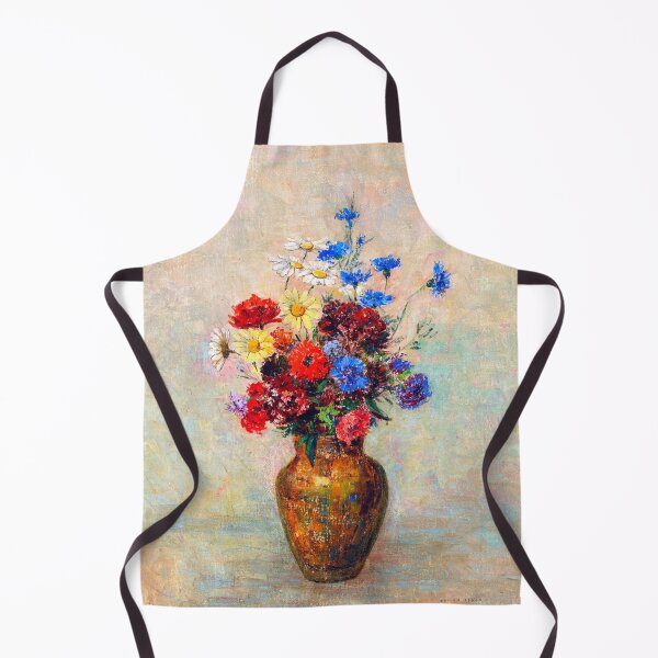 Item preview, Flowers in a Vase by Odilon Redon, French, 1910 designed and sold by Shapes-Mania.