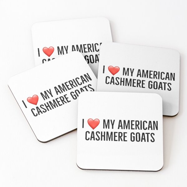 Item preview, I love my American cashmere goats designed and sold by Yviemakes.
