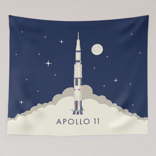 Item preview, Apollo 11 Space - Saturn Rocket A designed and sold by VoodooCircus.