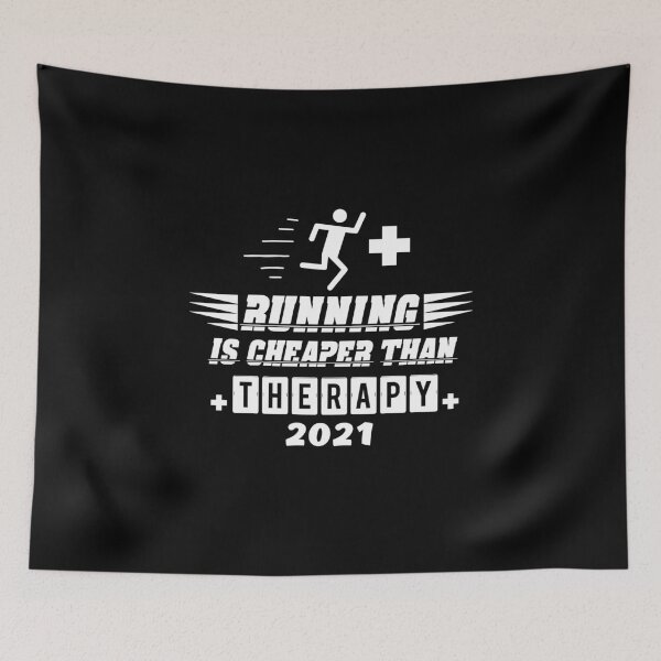 Item preview, running is cheaper than therapy,funny,fift idea,2020,2021 designed and sold by MedBoularouah.