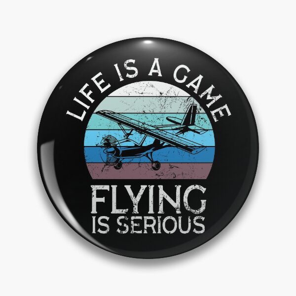 Item preview, RC Plane Joke Life Is A Game Flying Is Serious designed and sold by juvajay.