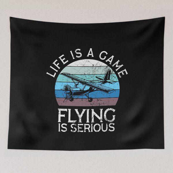 Item preview, RC Plane Joke Life Is A Game Flying Is Serious designed and sold by juvajay.