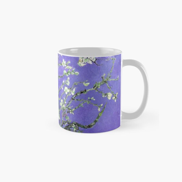 Enhanced, High Res. van Gogh Painting, Almond Blossom (1890), Mauve Classic Mug