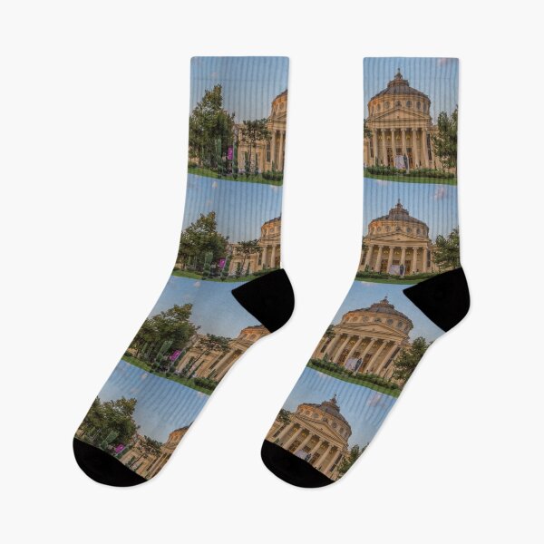 Item preview, Romania. Bucharest. Athenaeum. Dusk. designed and sold by vadim19.