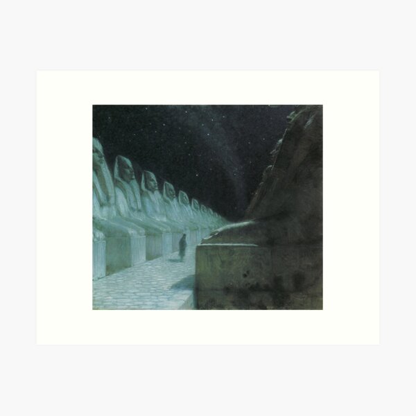 Item preview, The Way Of Silence by Frank Kupka (František Kupka) designed and sold by IndieArtDream.
