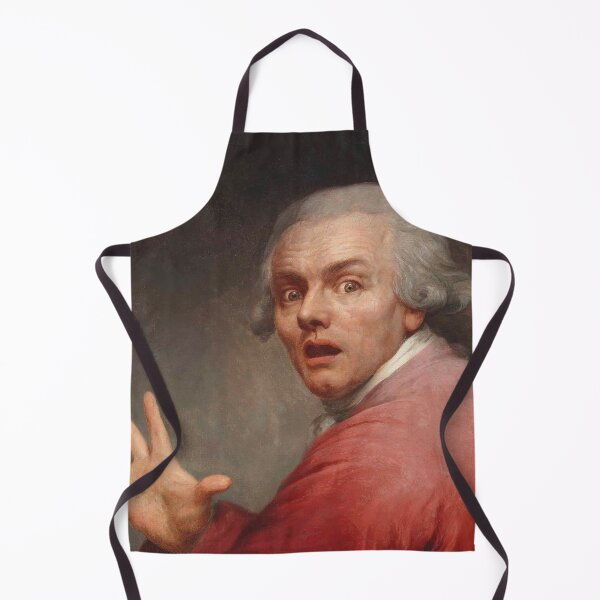 Aperçu de l'œuvre SURPRISE! joseph ducreux autoportrait en homme surpris et terrorise créée et vendue par Vintage Designs +.