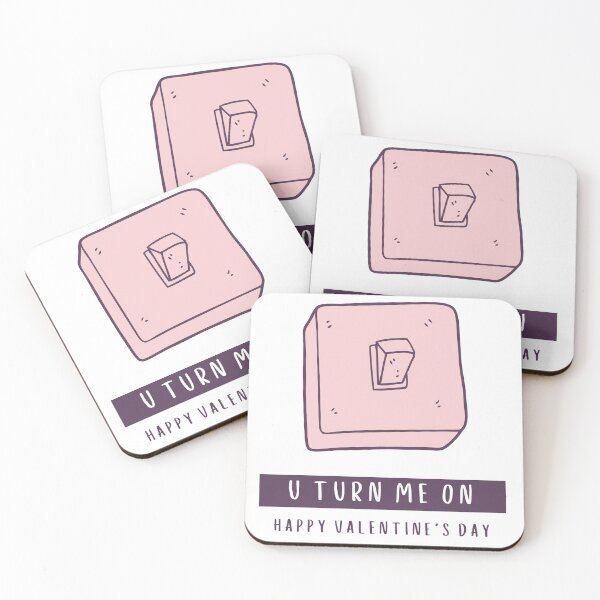 Item preview, U Turn Me One Happy Valentine`s Day - Funny Light Switch Design designed and sold by PandaSoul.