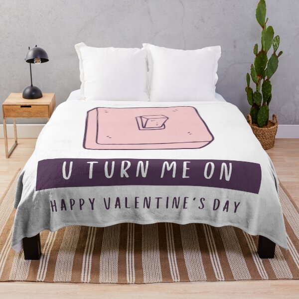 Item preview, U Turn Me One Happy Valentine`s Day - Funny Light Switch Design designed and sold by PandaSoul.