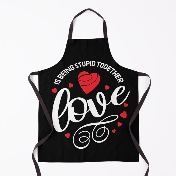 Item preview, Love is being stupid together. quote for Valentines day Classic T-Shirt designed and sold by sacafroo.