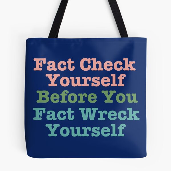 Item preview, Fact Check Yourself Before You Fact Wreck Yourself Circular for nurses, covid, masks, doctors, pandemic, epidemiology, science designed and sold by SavannahAddison.