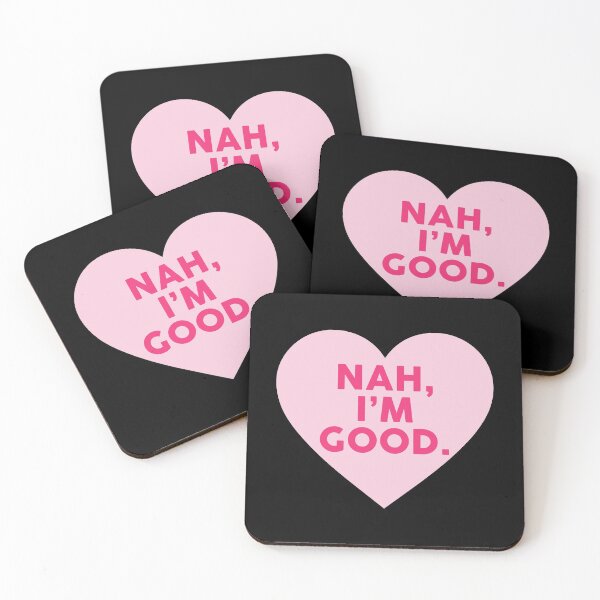 Item preview, Funny Anti Valentine's Day Nah I'm Good designed and sold by mographicdesign.