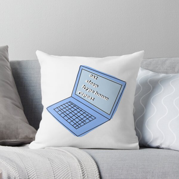 Item preview, eat sleep hype house repeat computer outline designed and sold by moremattie.