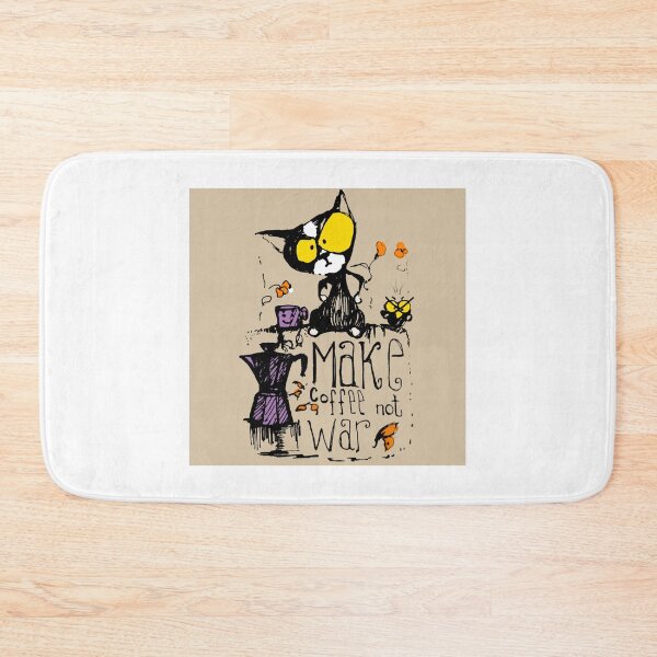 Item preview, Copia de Gato negro dice: haz café, no la guerra designed and sold by manuelunsui.
