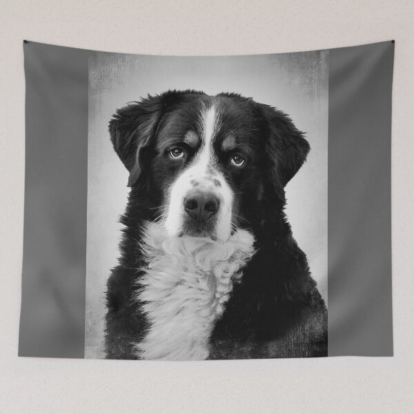 Item preview, Bernese Mountain dog - BW Vintage - D4 designed and sold by DecoVintage.