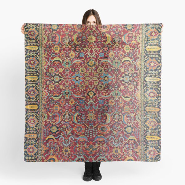 Aperçu de l'œuvre Impression de tapis persan safavide Ispahan créée et vendue par Vicky Brago-Mitchell®.