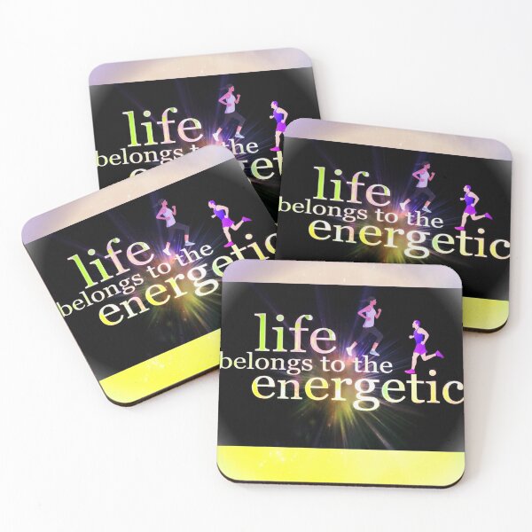Item preview, Life Belongs To The Energetic Print designed and sold by Mary Riley.