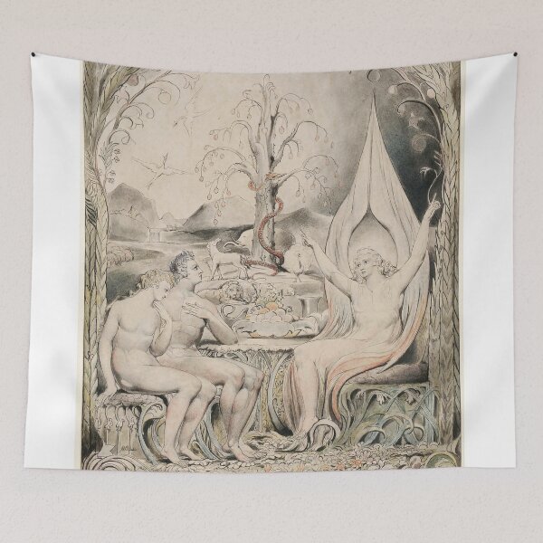 Item preview, Illustration to Milton's Paradise Lost by William Blake designed and sold by IndieArtDream.