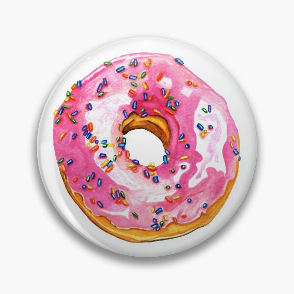 Item preview, Pink Sprinkle Donut designed and sold by SarahRoethleArt.