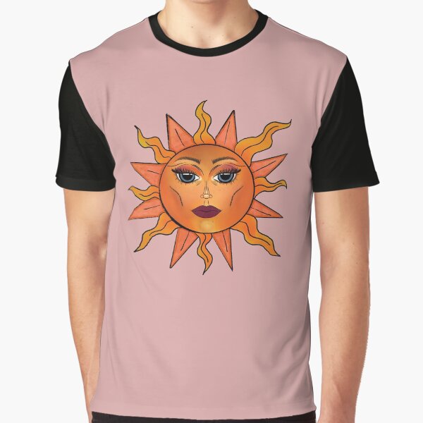 Sun with a face Graphic T-Shirt