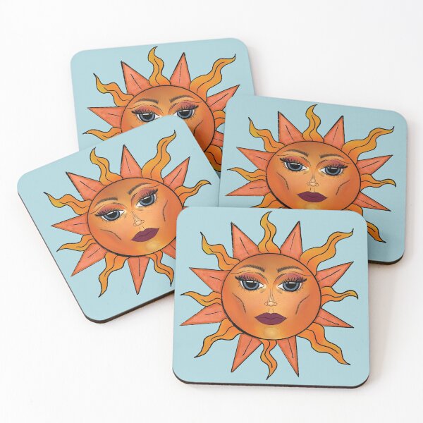 Item preview, Sun with a face designed and sold by AlexandraGoudy.