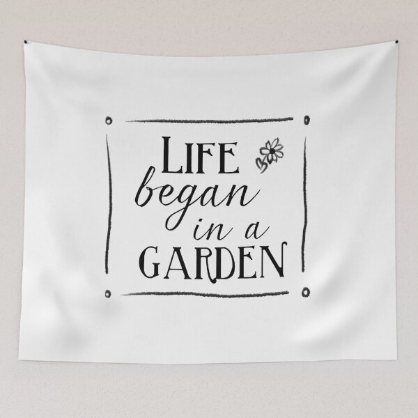 Item preview, Life began in a garden designed and sold by -Holy-Chicken-.