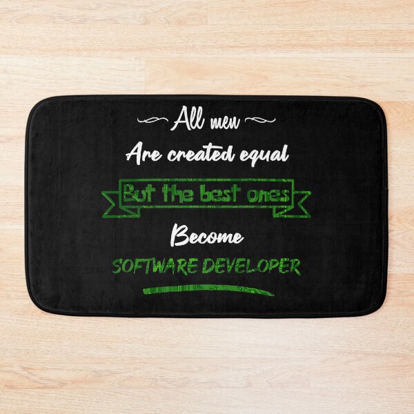 Item preview, The best men become software developers designed and sold by 2Girls1Shirt.