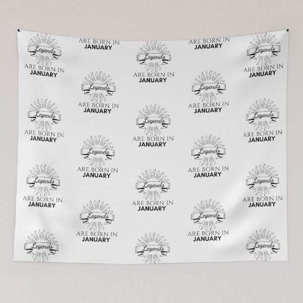 Item preview, Legends are Born in January Birthday Gift designed and sold by WearYourMood.