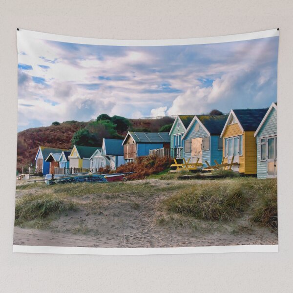 Item preview, Beach Huts Hengistbury Head Dorset England designed and sold by AndyEvansPhotos.