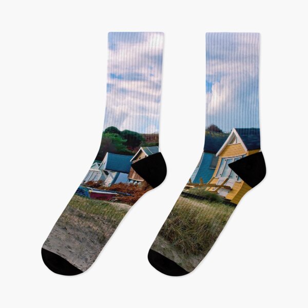 Item preview, Beach Huts Hengistbury Head Dorset England designed and sold by AndyEvansPhotos.