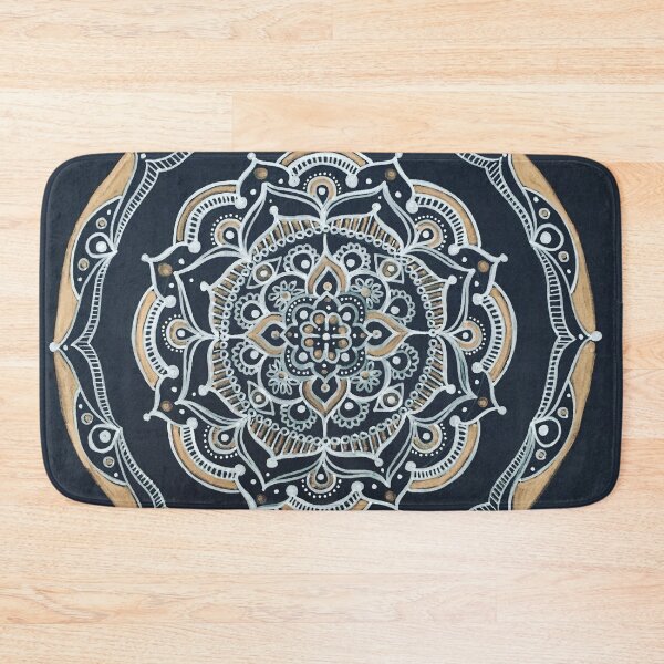 Item preview,  Brown mandala. Golden mandala. Beautiful simple mandala. Square designed and sold by soniaaseguin.