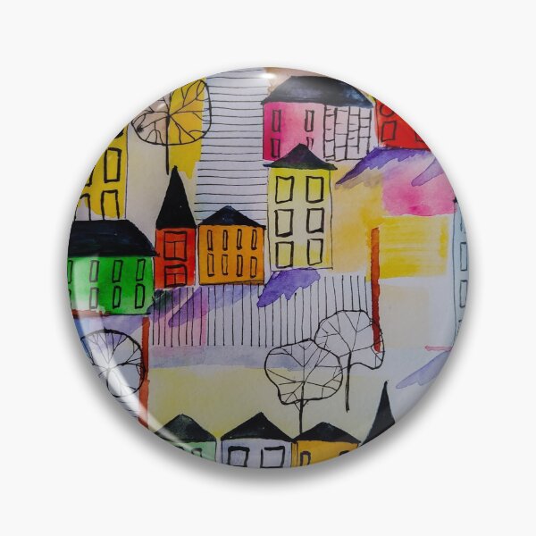 Item preview, fun city with trees designed and sold by Natairbrush.
