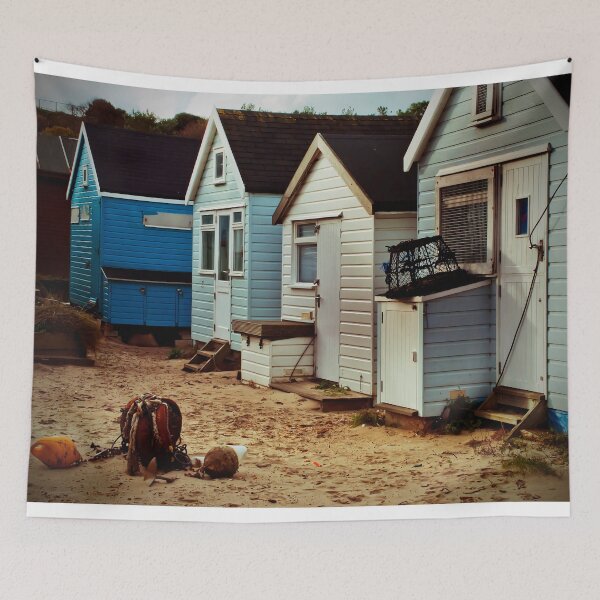 Item preview, Beach Huts Hengistbury Head Dorset England designed and sold by AndyEvansPhotos.